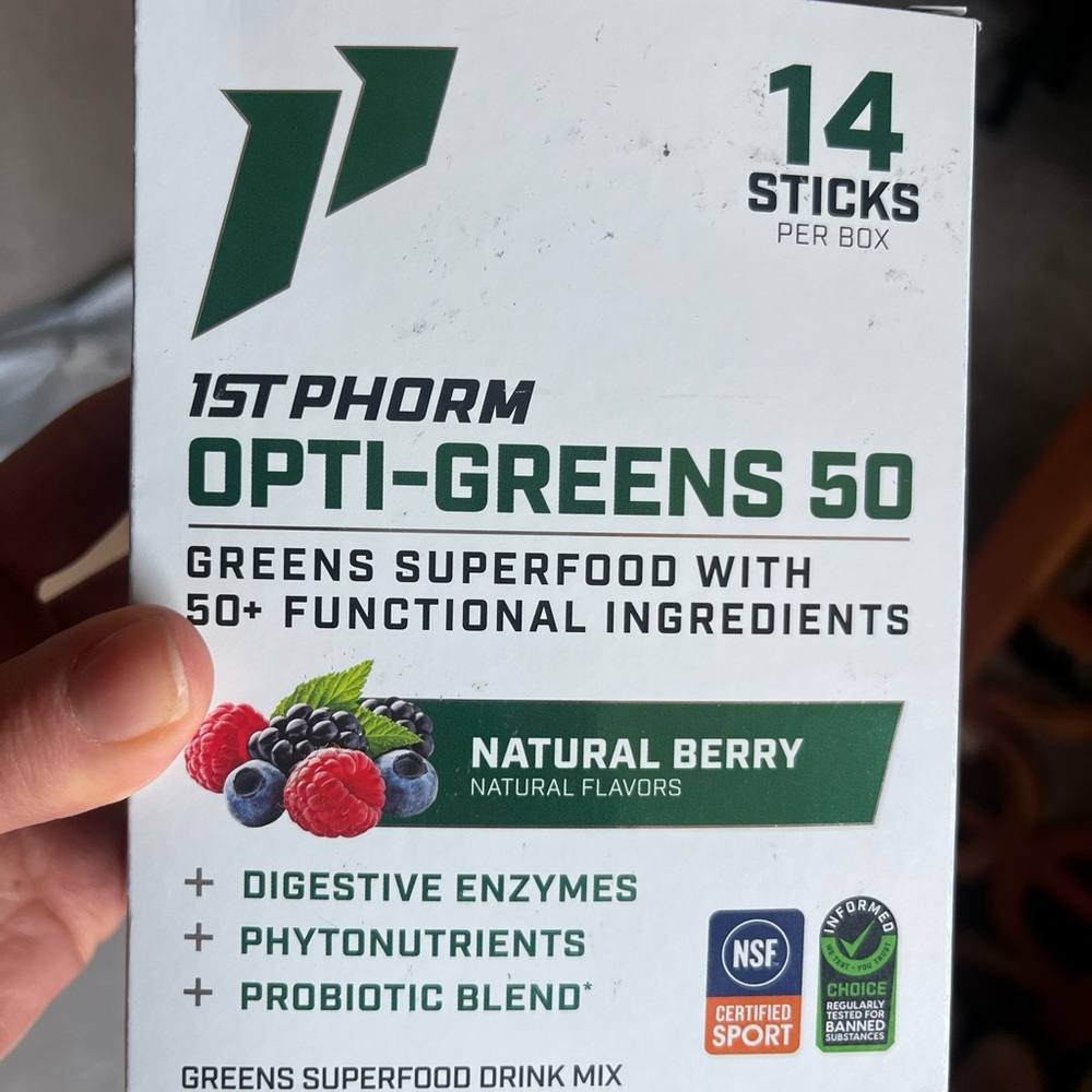 1st Phorm Opti-Greens 50 Natural Berry Supplement